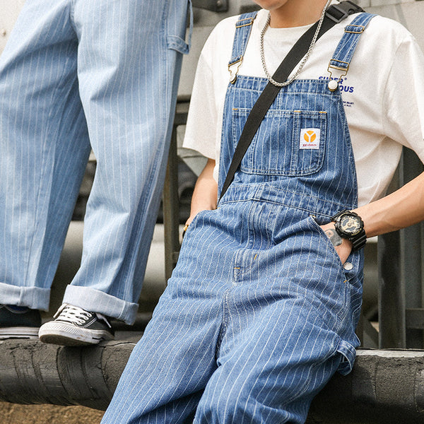 Japanese Striped Overalls