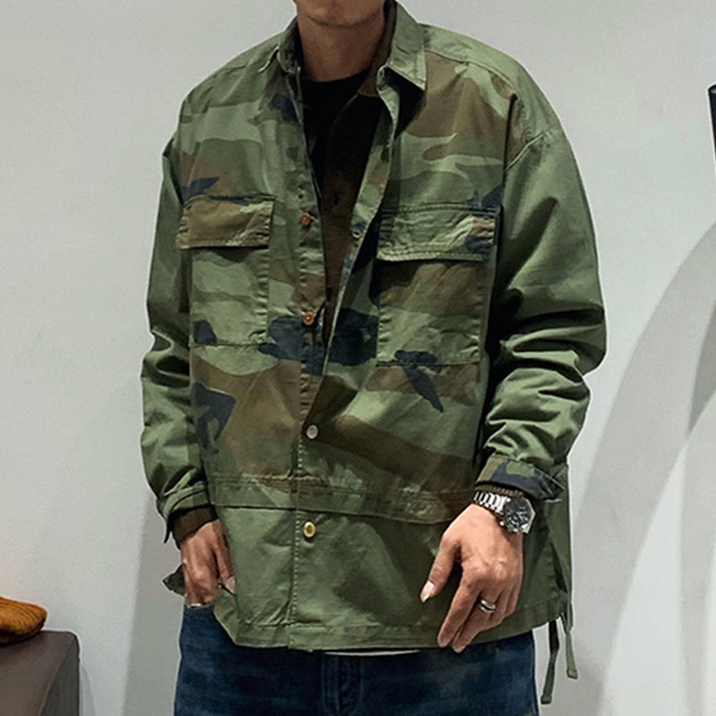 Japanese Camouflage Shirt Jacket