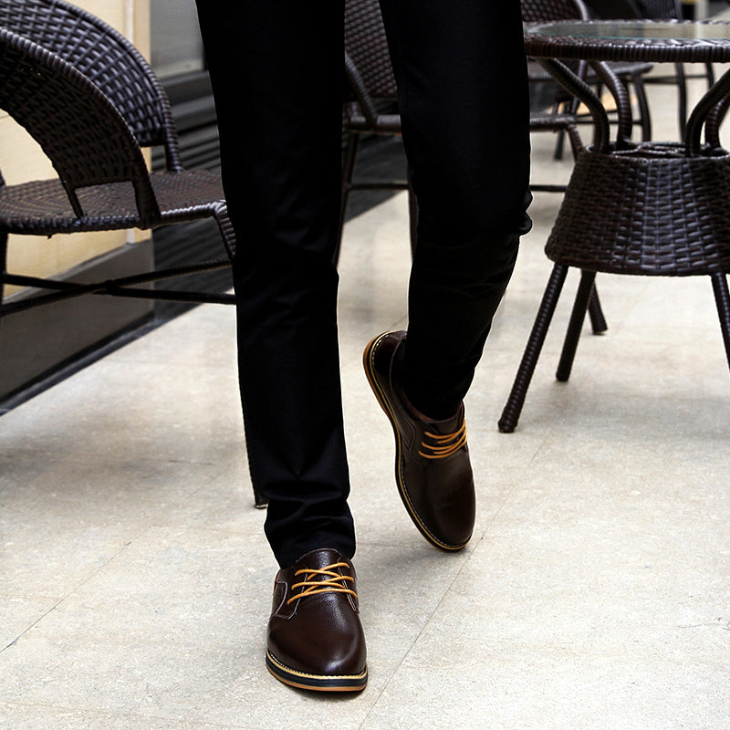 Vintage Business Casual Leather Shoes