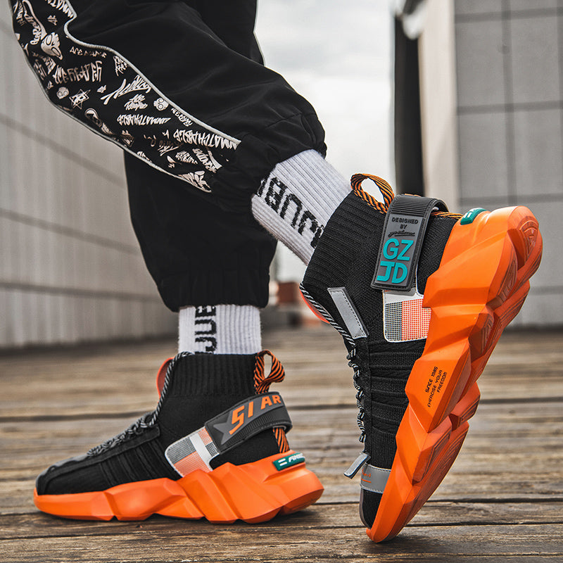 Outdoor High-Top Socks Sneakers