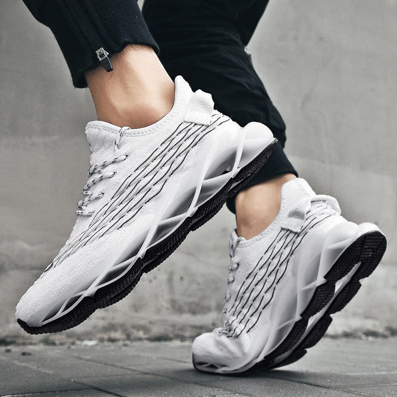 Blade High Elastic Flying Weave Sneakers