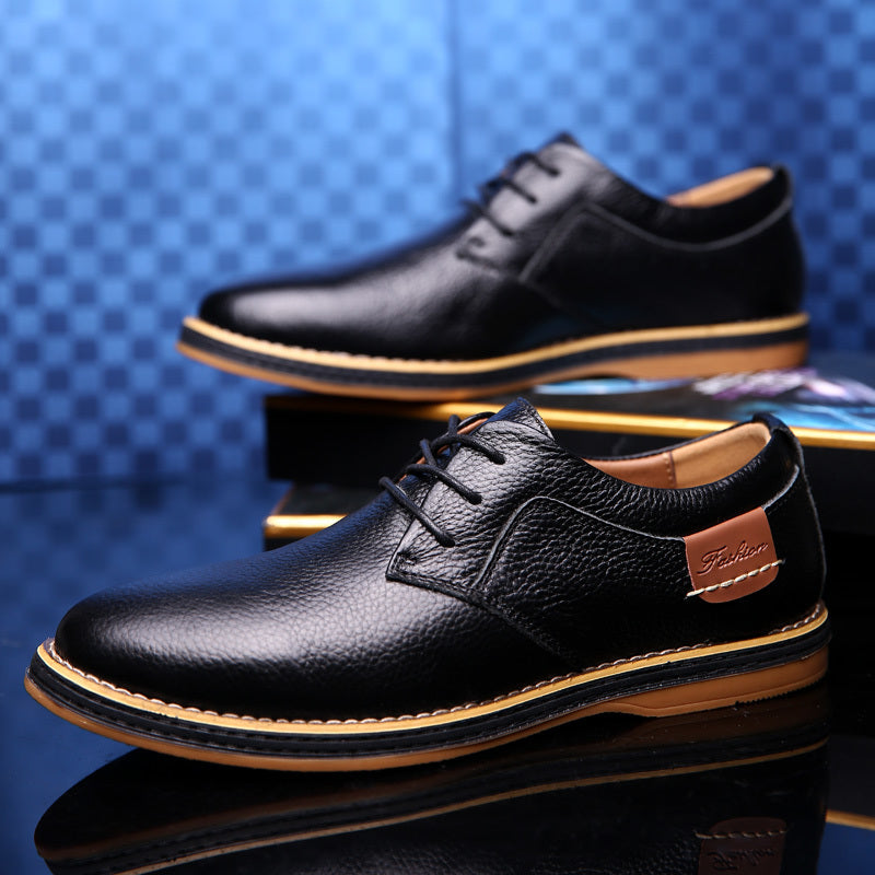 Vintage Business Casual Leather Shoes