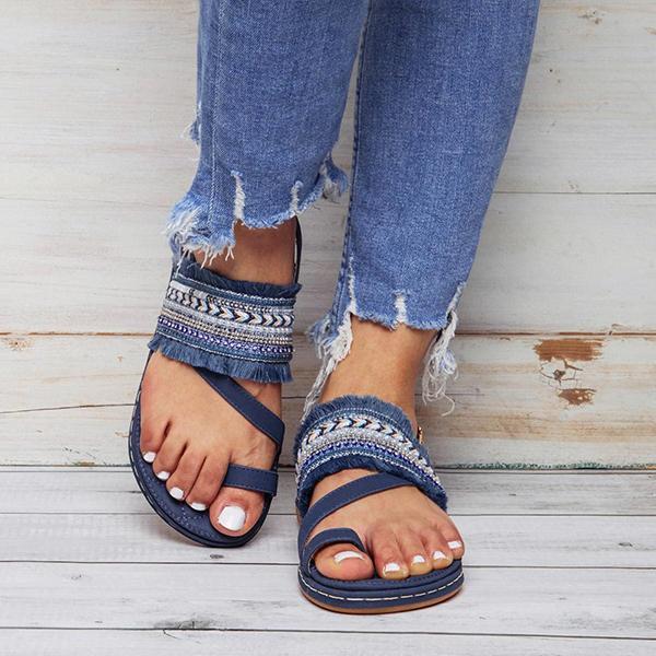 Fashion Casual Fringed Beach Sandals