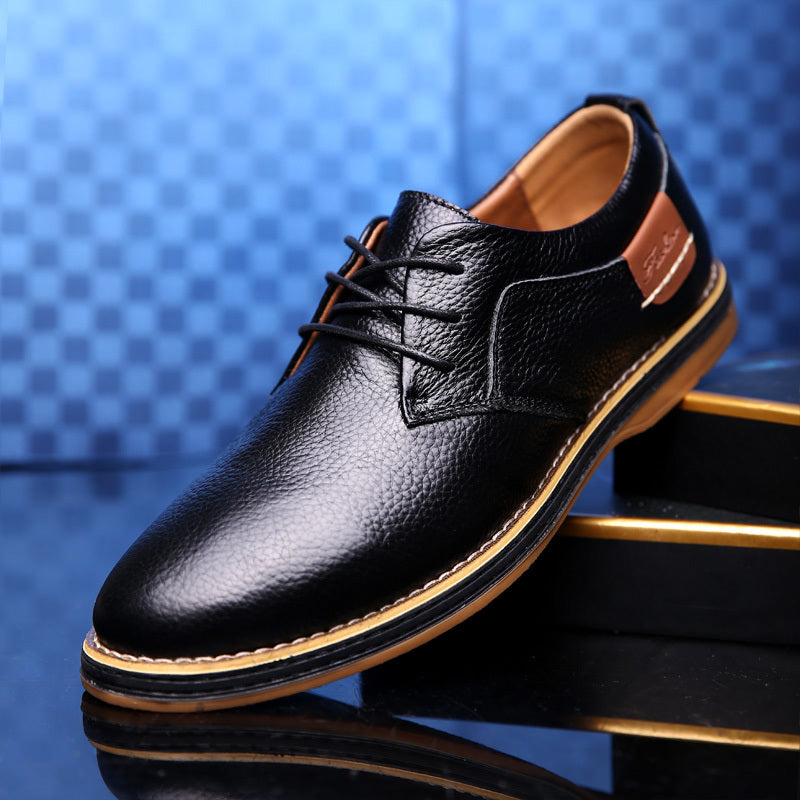 Vintage Business Casual Leather Shoes