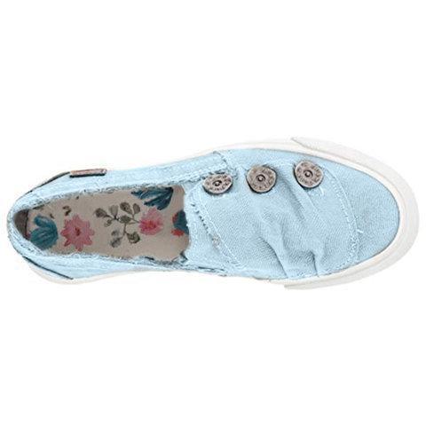 Women Casual Button Comfy Sneaker