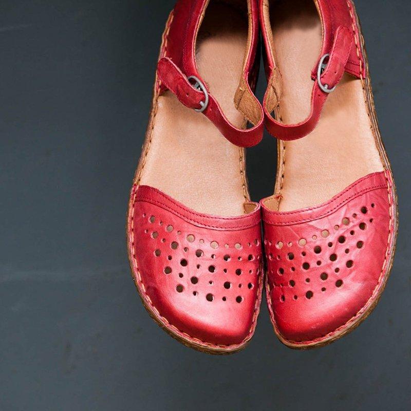 Women Summer Ladies Round Toe Hollow-Out Sandals