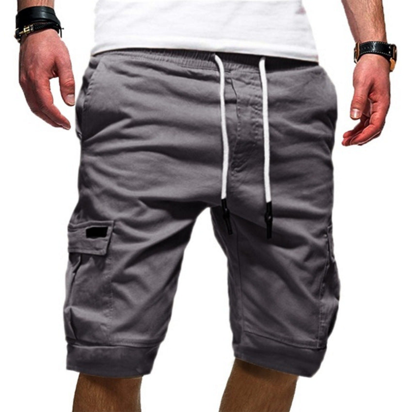 Mens Summer Loose Drawstring Casual Shorts