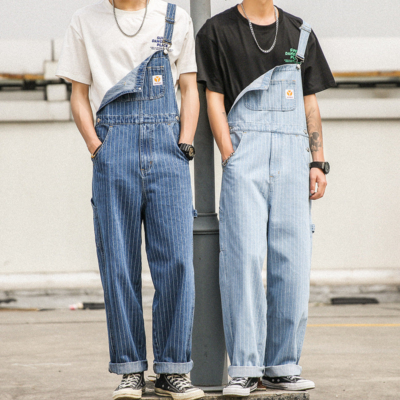 Japanese Striped Overalls