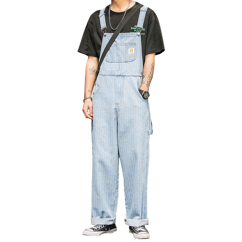 Japanese Striped Overalls