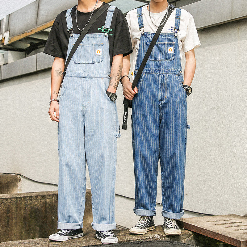 Japanese Striped Overalls