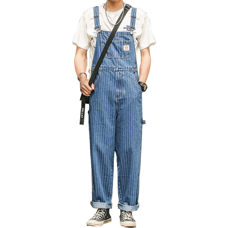 Japanese Striped Overalls