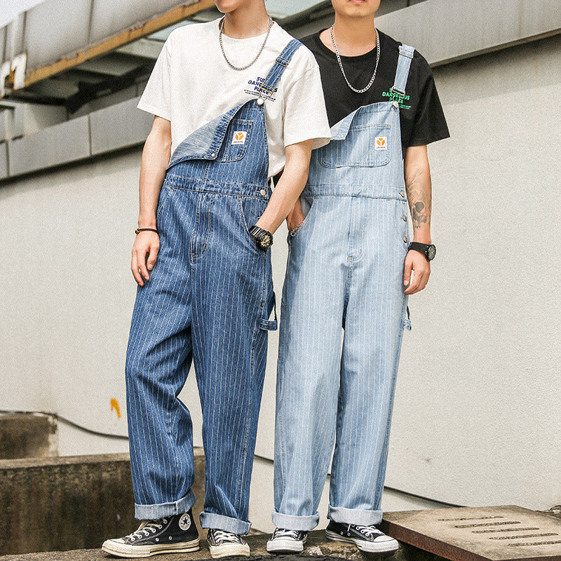 Japanese Striped Overalls