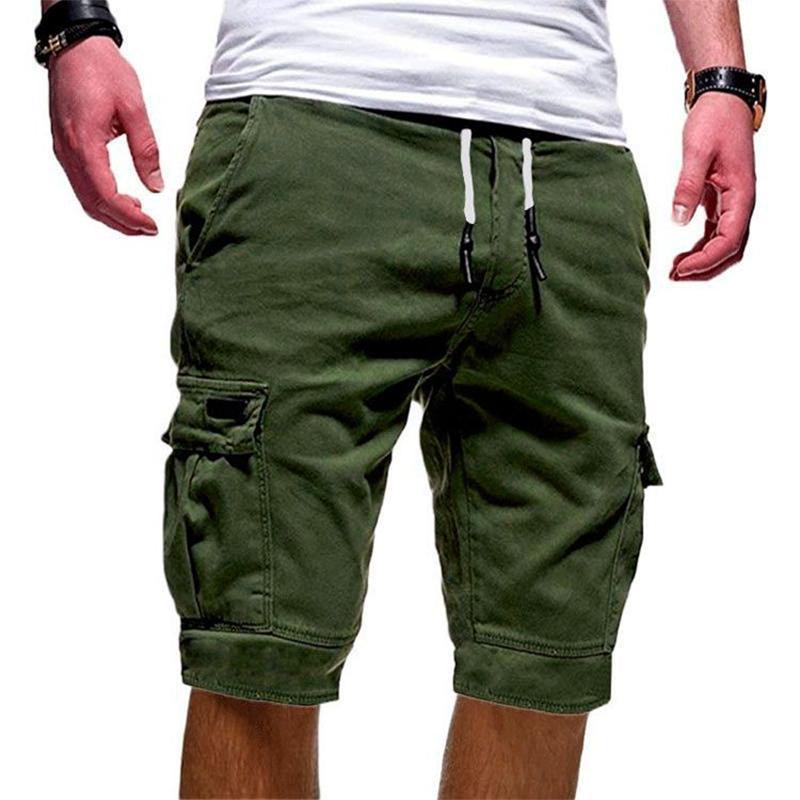 Mens Summer Loose Drawstring Casual Shorts
