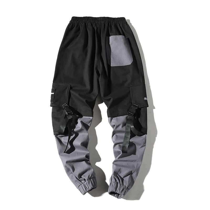 Loose Multi-pocket Drawstring Pants
