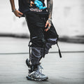 Loose Multi-pocket Drawstring Pants