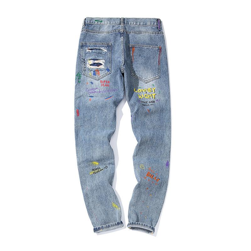 Smiley Graffiti Jeans