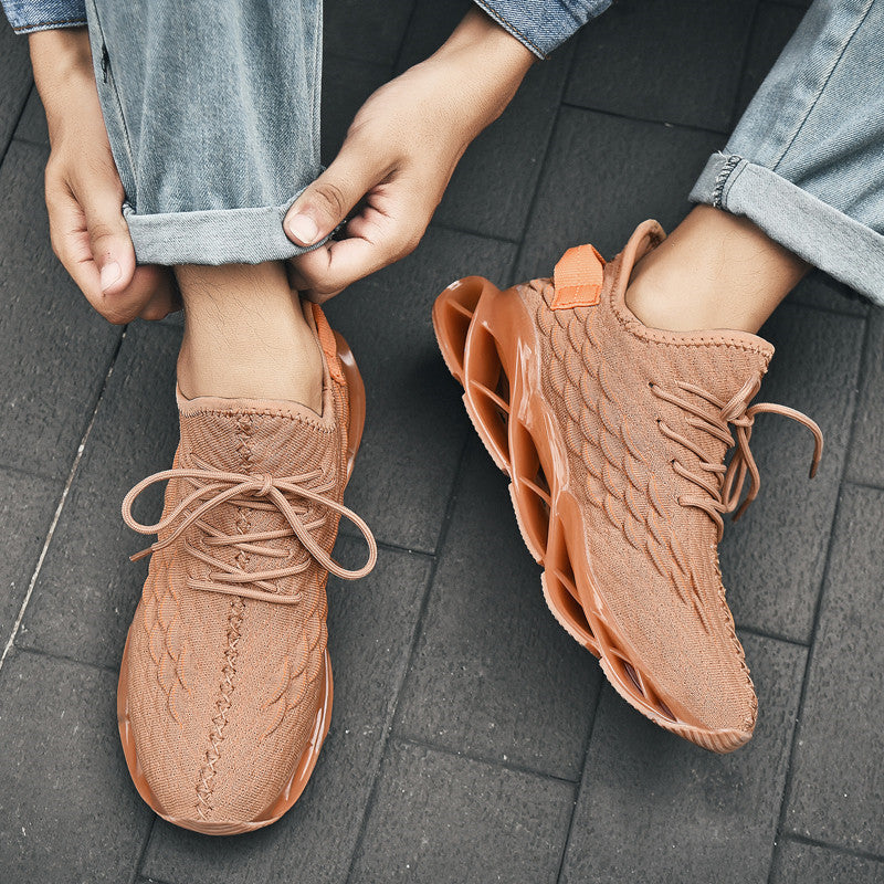 Blade High Elastic Flying Weave Sneakers