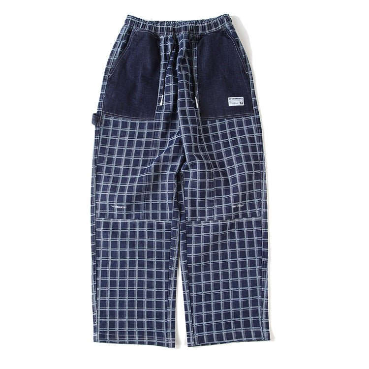 Men's Loose Wide Leg Overalls
