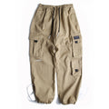 Japanese Big Pocket Straight Loose Overalls