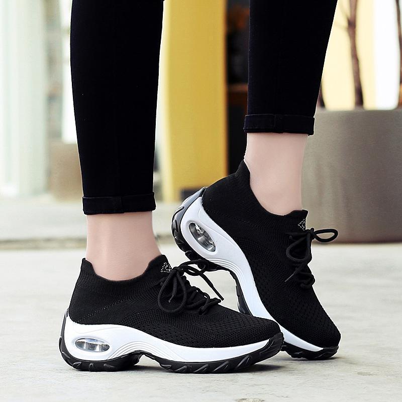 Women's Flying Woven Breathable Comfortable Sneakers