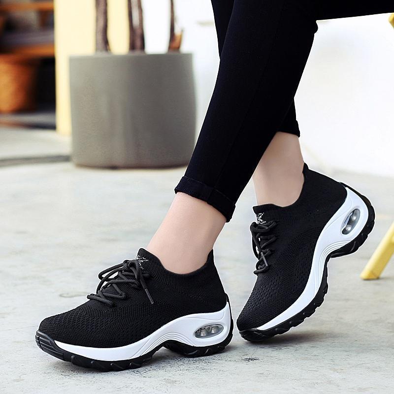 Women's Flying Woven Breathable Comfortable Sneakers