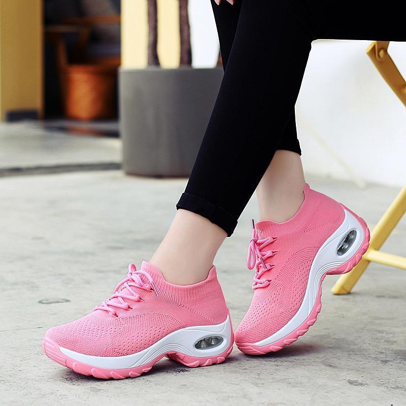 Women's Flying Woven Breathable Comfortable Sneakers