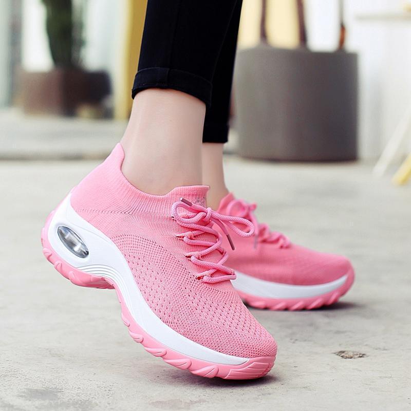 Women's Flying Woven Breathable Comfortable Sneakers