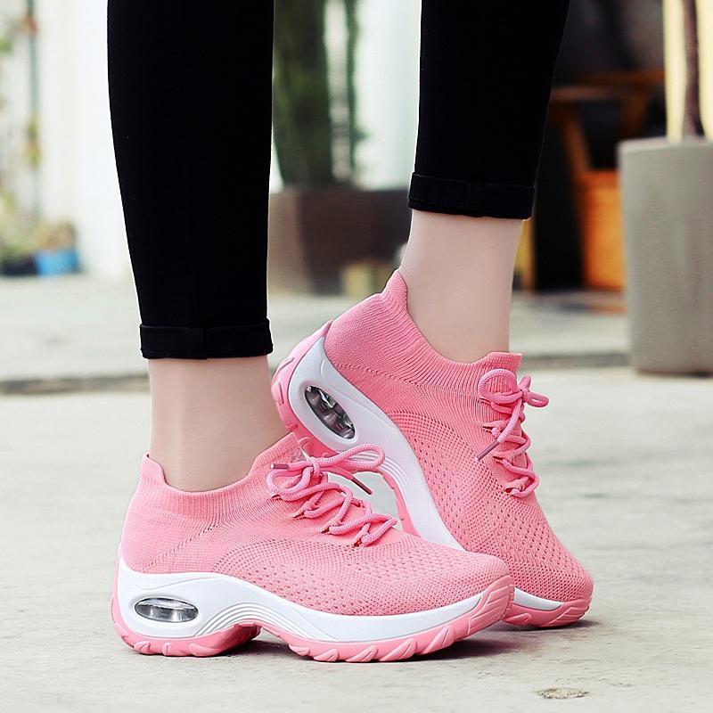Women's Flying Woven Breathable Comfortable Sneakers