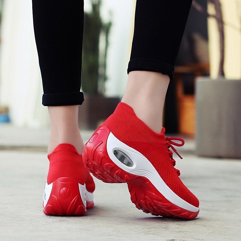 Women's Flying Woven Breathable Comfortable Sneakers