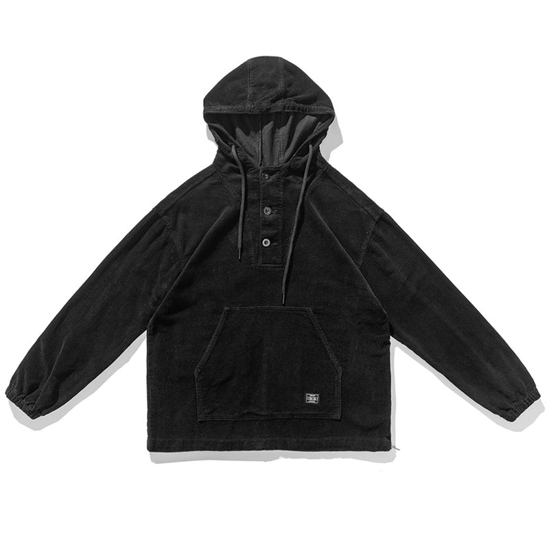 Japanese Hooded Corduroy Jacket