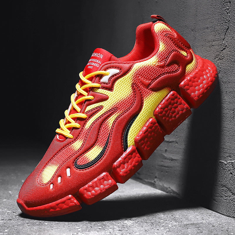 Blue Flame Fire Sneaker