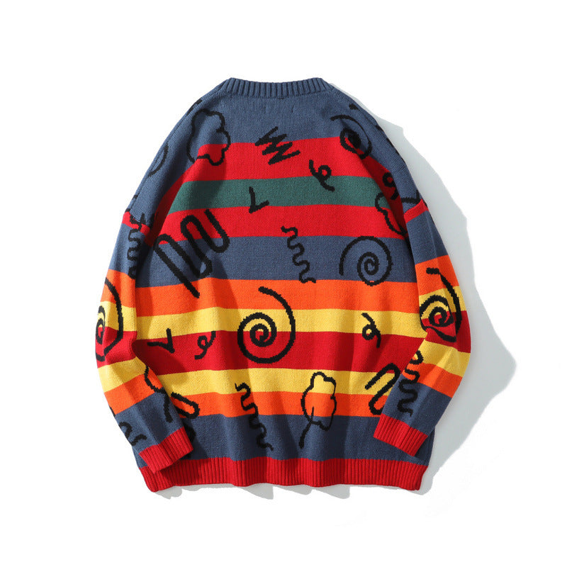 Striped Couple Sweater
