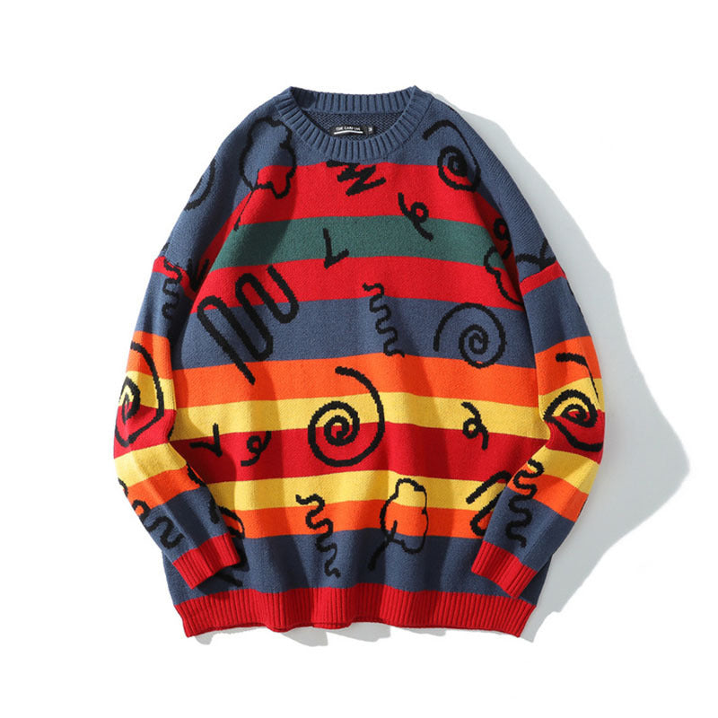 Striped Couple Sweater