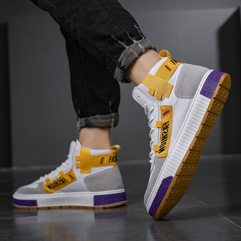 Men's High-Top Inner Increase Sneakers