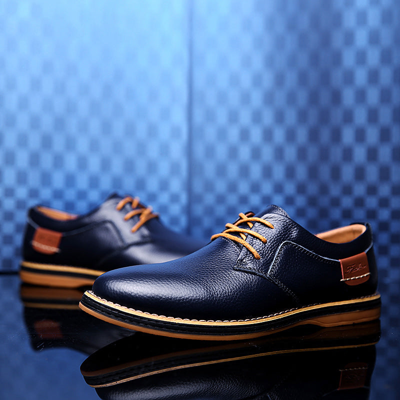 Vintage Business Casual Leather Shoes