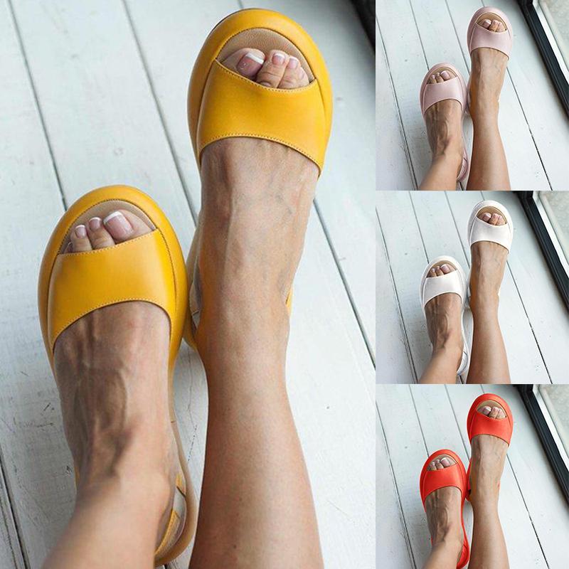 Faux Leather Sandals