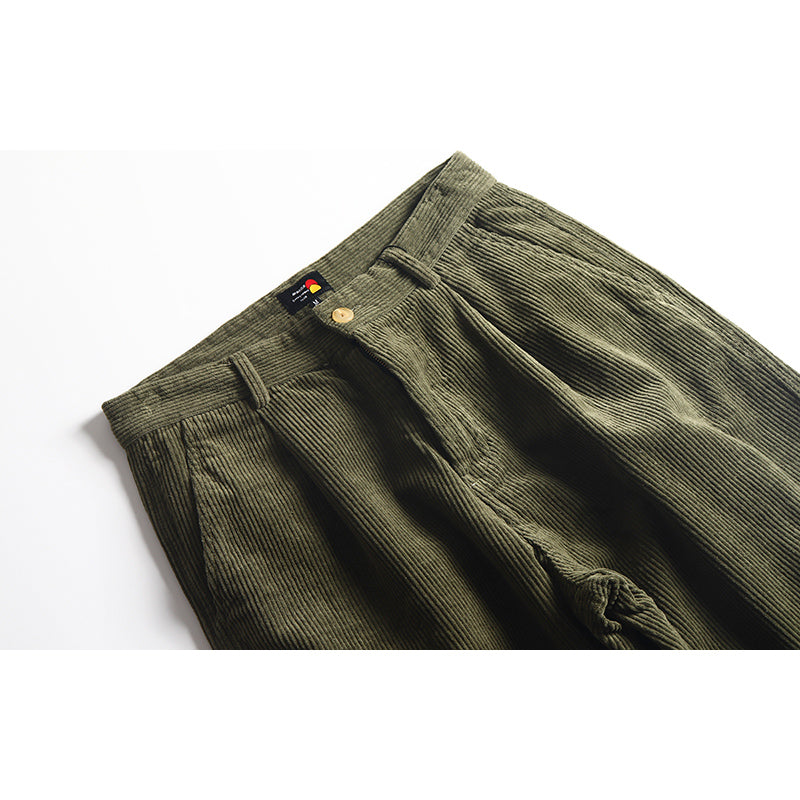Japanese Corduroy All-match Trousers