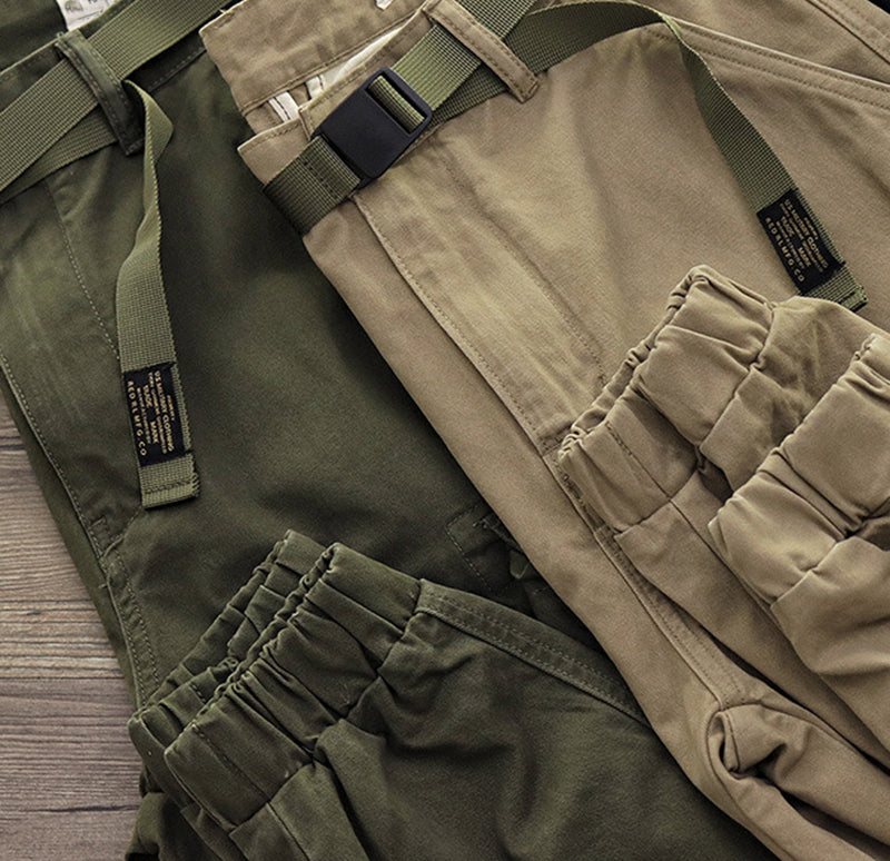 Retro Big Pocket Loose-fit Overalls