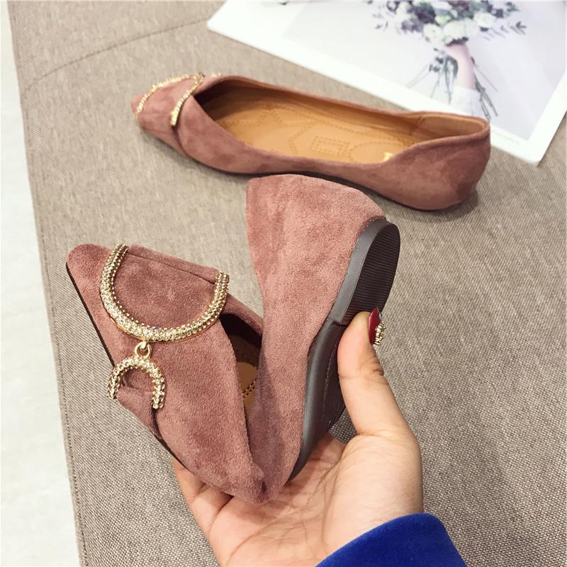 Flat Heel Pointed Toe Daily Flats
