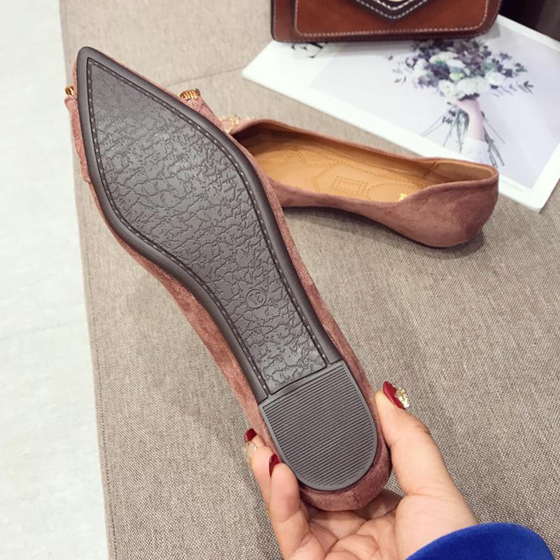 Flat Heel Pointed Toe Daily Flats