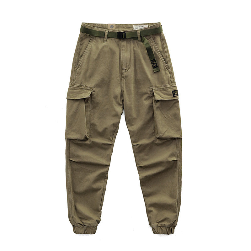 Retro Big Pocket Loose-fit Overalls