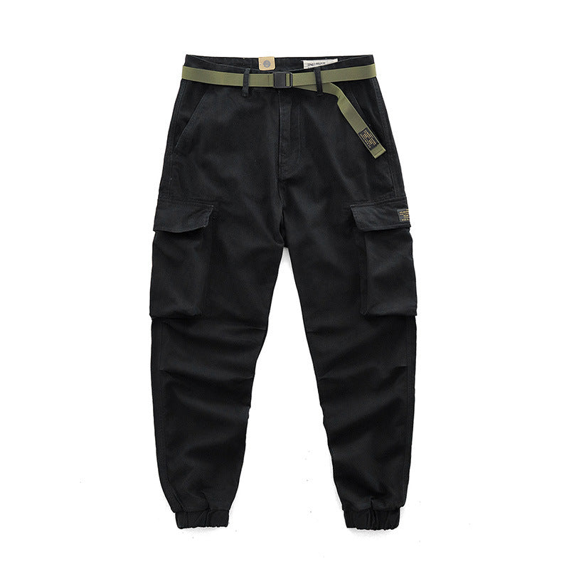 Retro Big Pocket Loose-fit Overalls