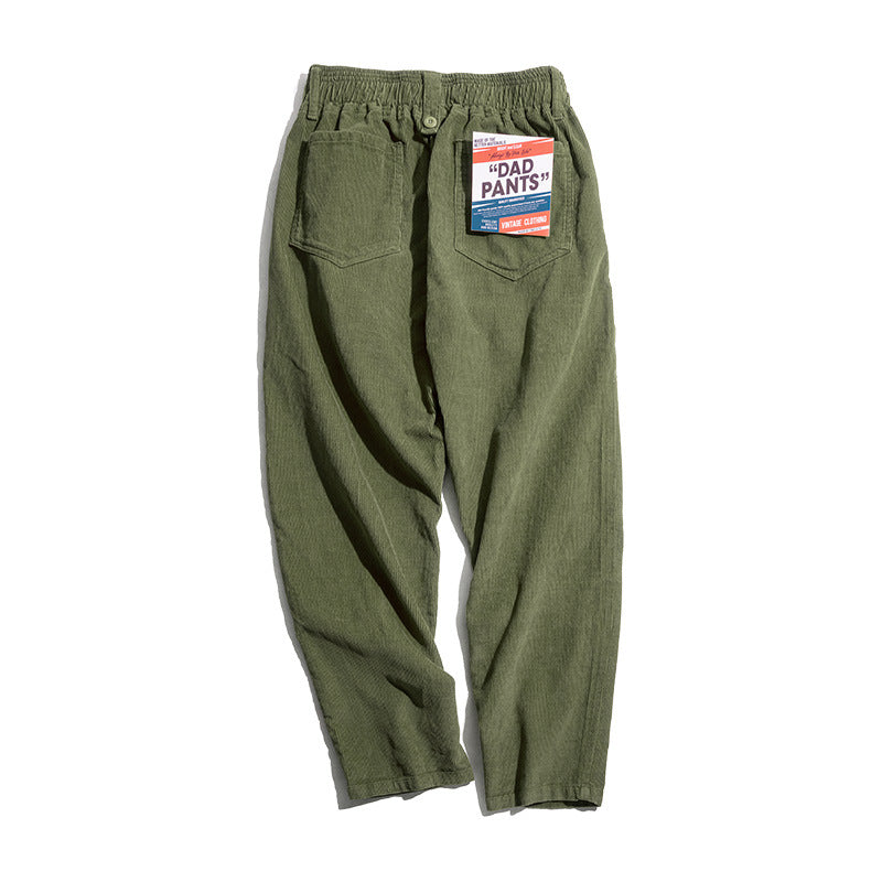 Retro  Corduroy Pants