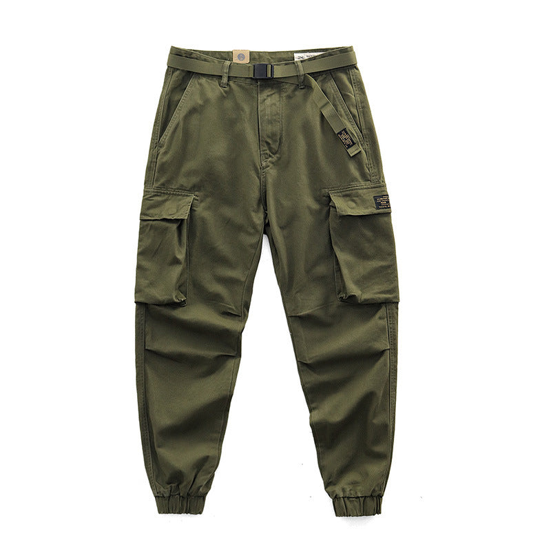 Retro Big Pocket Loose-fit Overalls