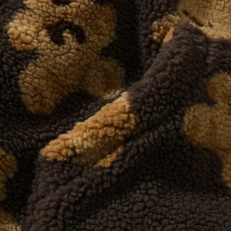 Japanese Vintage Bear Hooded Sweater