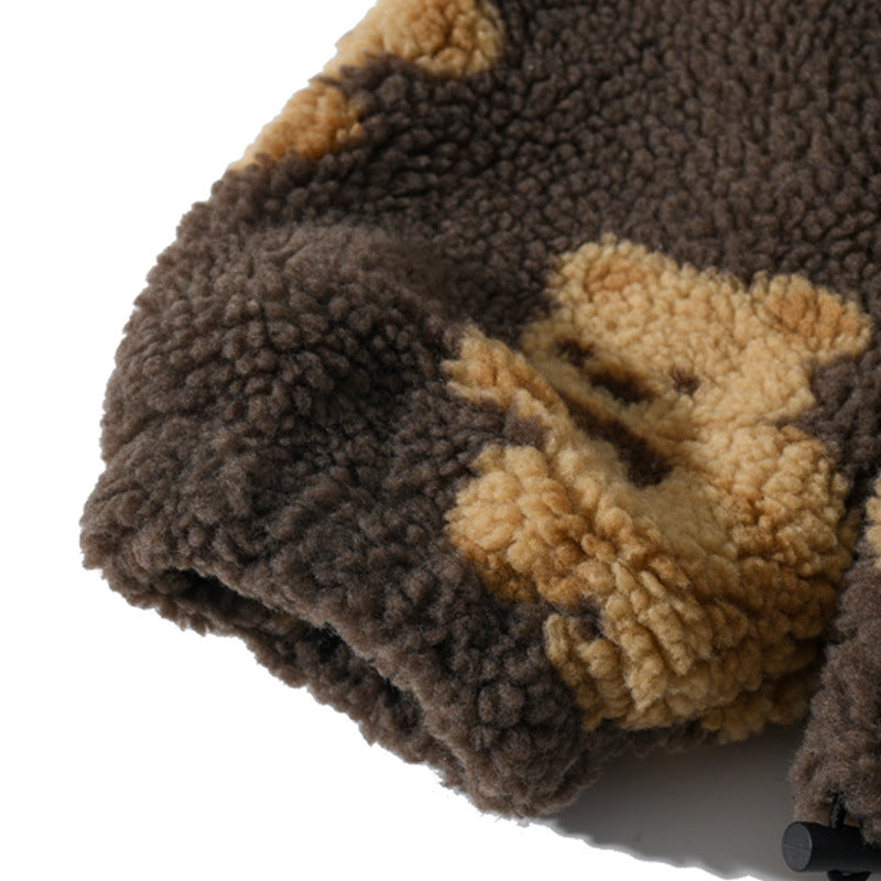 Japanese Vintage Bear Hooded Sweater