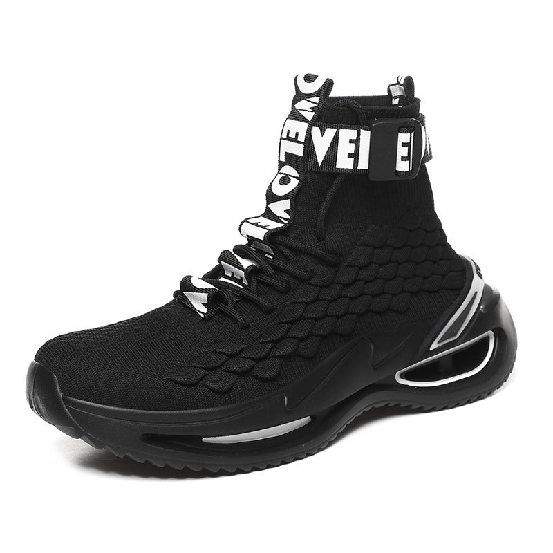 2020 New Fish Scale Breathable High-Top Sneakers