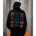 Loose Cotton Round Neck Pullover Couple Hooded Sweater