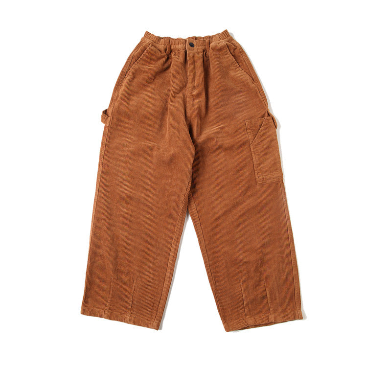 Japanese Retro Corduroy Overalls