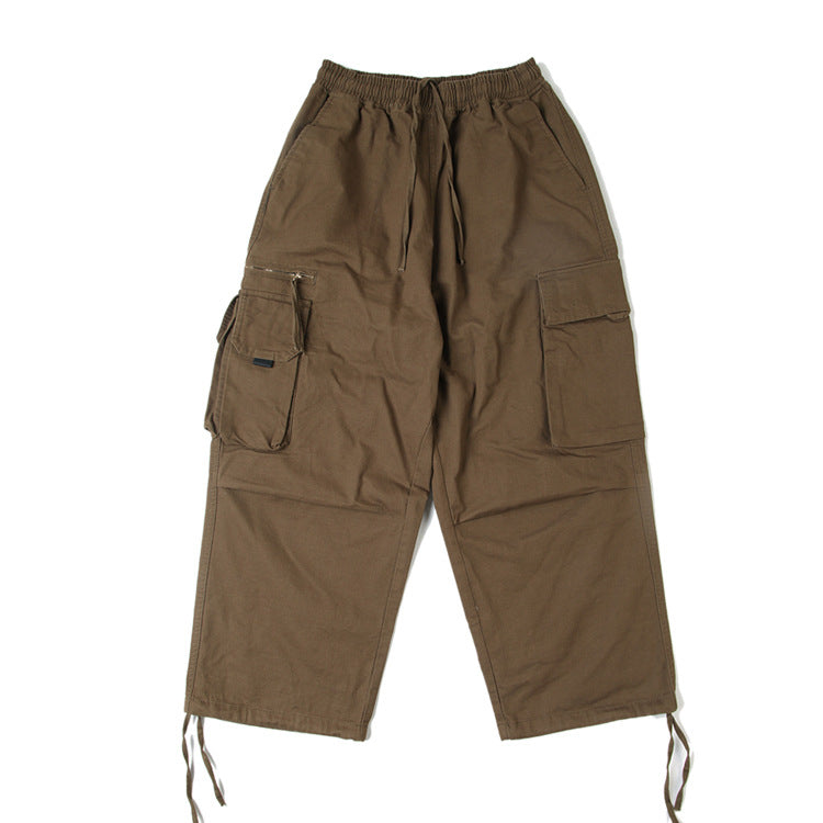 Japanese Loose Drawstring Overalls